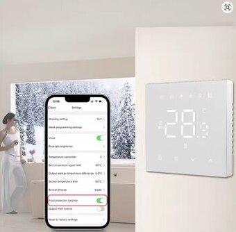 Termostat na kotol AVATTO wifi WT410-BH-3A-W