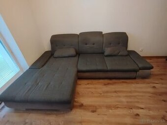 Predam rohový rozkladací gauč v zachovalom stave