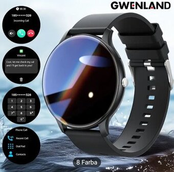 GWENLAND 3,71 cm HD dotyková inteligentná hodinky - bezdrôto