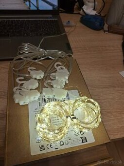 Závesné svetlá Jsdoin 3m, USB, 300 LED, ovládateľné, 2ks - 1