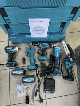 5-dielna sada akumulátorového náradia