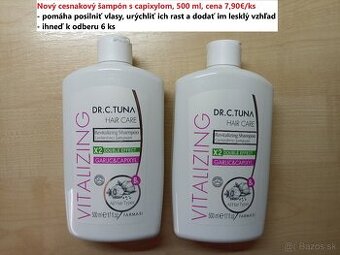 Nový cesnakový šampón na vlasy