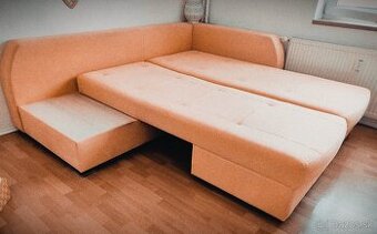 L-ková rohová sedacia súprava s úložným priestorom