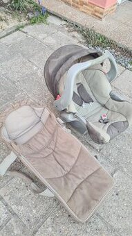 Detské vajičko do auta a nosič.