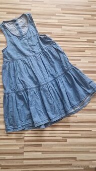 Detské riflové šaty