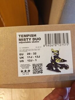 Detské korčule 2v1 posuvná veľkosť Tempish