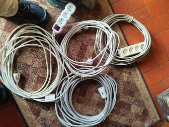 Predám rôzne predlžovacie káble, rôzne dĺžky