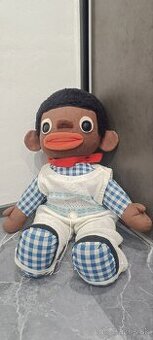 Retro plyšák Černoško