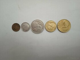 Nový Zéland - konvolut obehových mincí