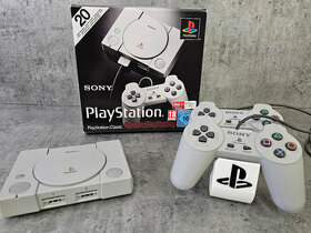 Sony Playstation Classic + 2 ovládače, 20 originál hier