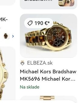 Michael kors hodinky
