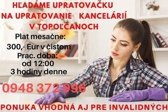 Upratovanie Topolčany