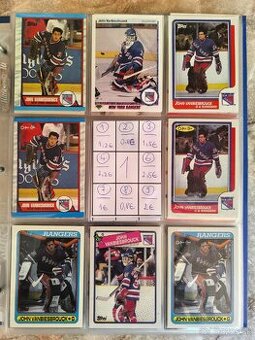 Hokejové kartičky - John Vanbiesbrouck 1
