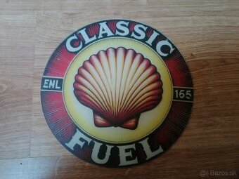 Guľatá tabuľa Shell Classic Fuel