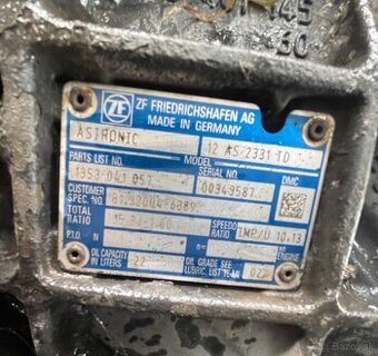 Prodam aut.prevodovka ZF ASTRONIC 12 AS 2331 TD