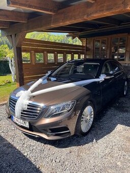 Auto na svadbu, svadobné auto Mercedes S-class W222