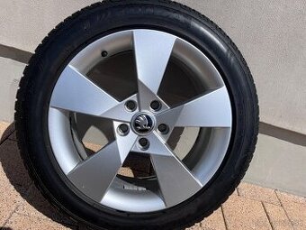 Skoda denom 7J R17 celá sada s pneumatikami