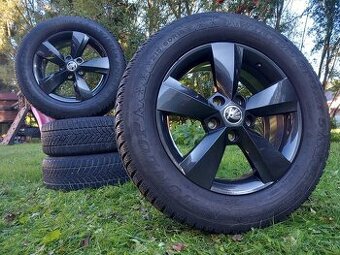 Hliníkové disky Elektróny Kolesá Škoda Zimná sada 5x112 R16
