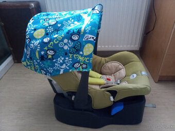 Strieška na autosedačku tyrkysová