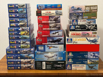 Plastikové modely lietadiel 1:72 a 1:144