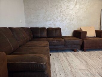 Masívna sedacia súprava ,,L"