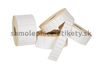 Etikety na kotúči 60x39 mm biele ( 2500 ks )