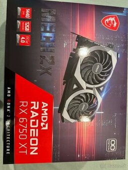 Predám MSI Radeon RX 6750 XT MECH 2X 12G OC