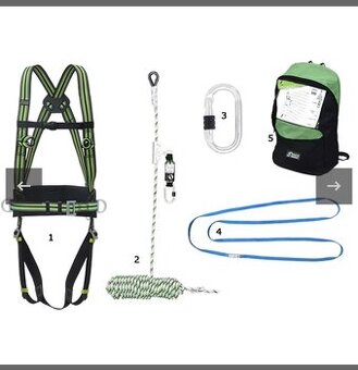 Predám Súpravu pre práce na šikmých strechách, horolezecký