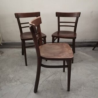Retro stoličky TON Vintage 3 kusy