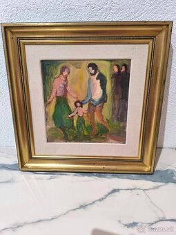 Jozef Orenčák - olejomaľba