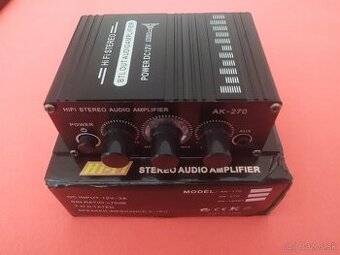 Zosilňovač 2x20W, s adaptérom