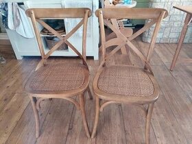 Vintage stoličky 2 ks - 1