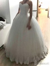 Princeznovske svadobne šaty - 1