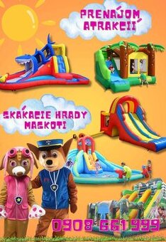 Skákacie hrady, BALONOVY SVET NOVINKA NA PRENAJOM, MASKOTI