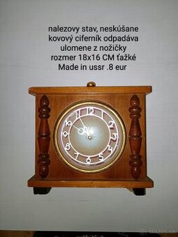 Staré hodiny Made in ussr
