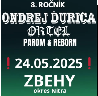 Koncert Ondrej Ďurica, Ortel, Parom & Reborn