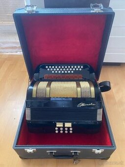 Heligonka Hohner Monika 4Hlas CF + Remene + Kufor