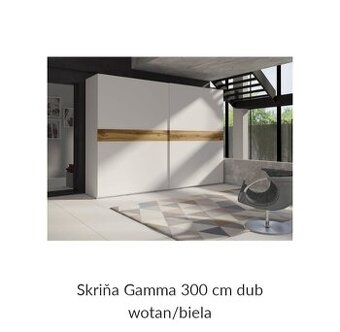 Skriňa šatníkov Gamma 300cm