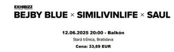 lístky BEJBY BLUE X SIMILIVINLIFE X SAUL