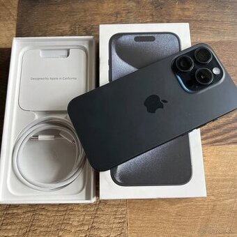 Iphone 15 pro max 256gb čierny