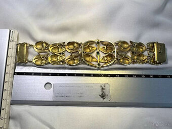 Sada šperkov 750 GG, 18-karátové diamanty + farebné kamene,