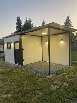 Obytný modulový záhradný domček