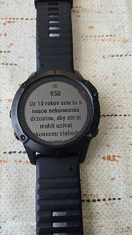 Hodinky GARMIN FENIX 6 SAPPHIRE