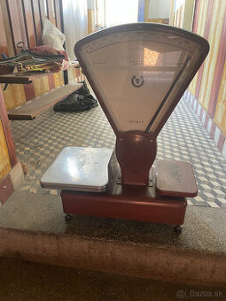 ⚖️ Retro obchodná váha TRANSPORTA Úpice (1976)