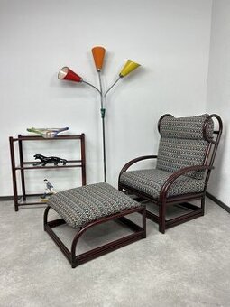 Dizajnový bambusový ušiak s podnožou Gervasoni - 1