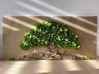 Machový obraz Strom.