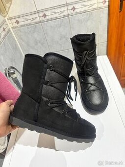 Damske čierne snehule Gate