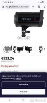 JINBEI EF III-200 - štúdiové svetlo