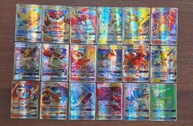 Pokémon karty 100GX zlaté