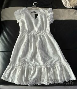 Dámske letné biele šaty - 1